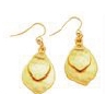 Lauren by Ralph Lauren Hammered Double Teardrop Earrings